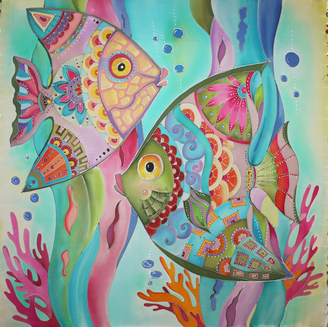 Декоративная композиция рыбки